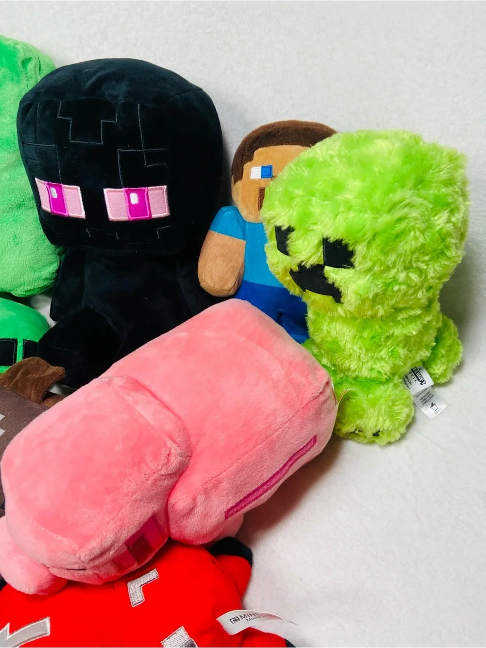 Minecraft Plush Toys Lot Giant Minecraft Lot Alex Zombie Creeper Video Game Toys